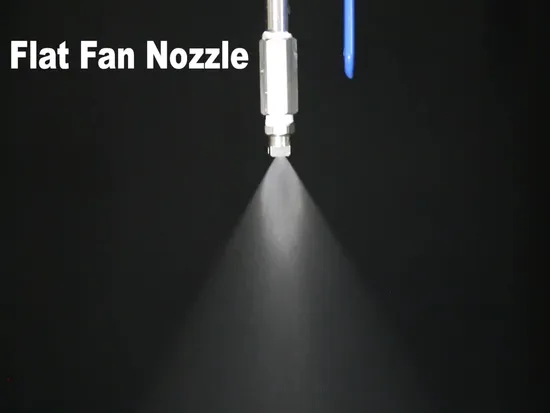 95-Grad-Reinigungs-Schnellverschluss-Flachstrahl-Sprühdüse aus Edelstahl